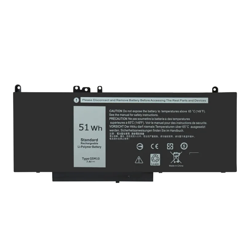 For, Dell Latitude E5250 E5450 E5550 G5M10 8V5GX Laptop Battery L High Capacity Battery High Quality Replacement Battery