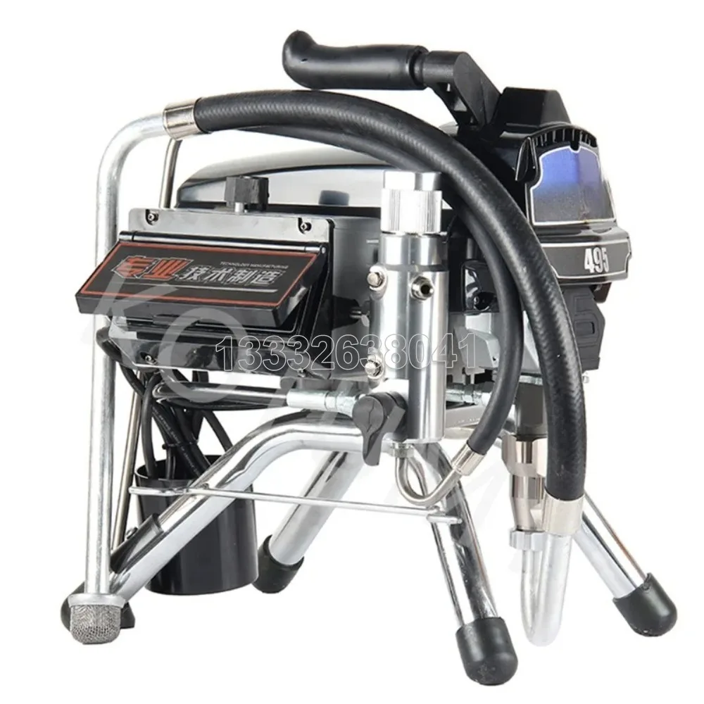 Model 495 Airless Paint Sprayer Painting Machine Tool  Professional Airless Spray Gun 3000w 3L  Coating, Paint and Latex Paint