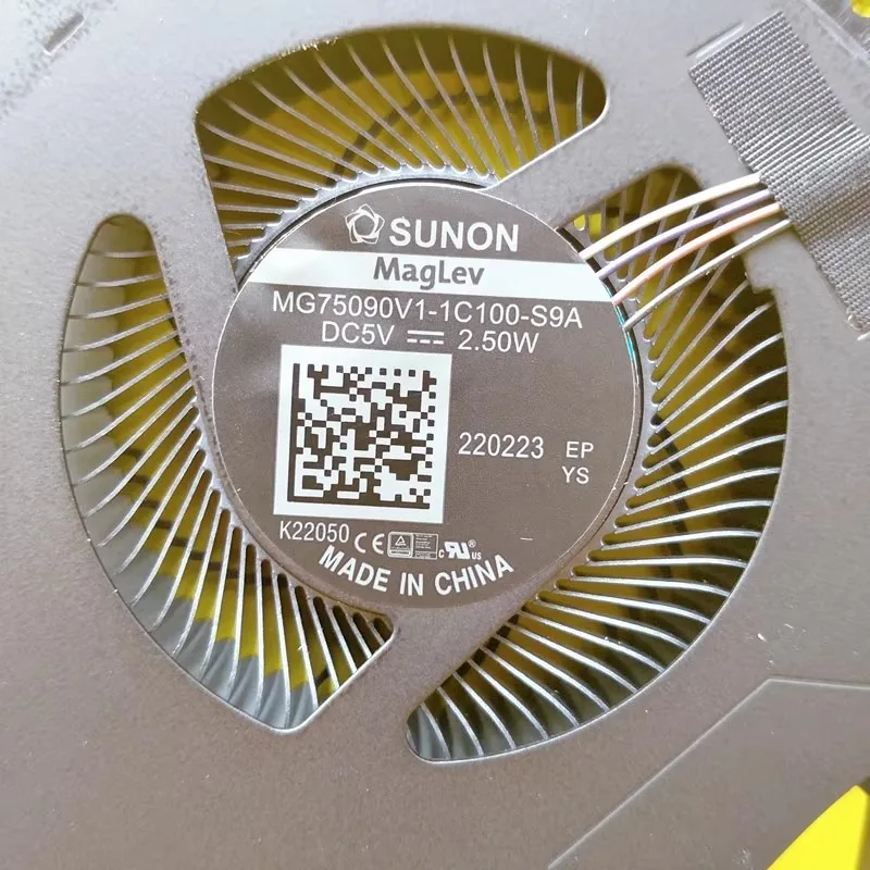 Original Fan for MECHREVO Z2 Z3 PRO Air/AIR-S 5 7 Plus Umi Pro3 RTX30 RTX3060 GM7ZG0M MG75090V1-1C100-S9A THER7GM7Z0-1411