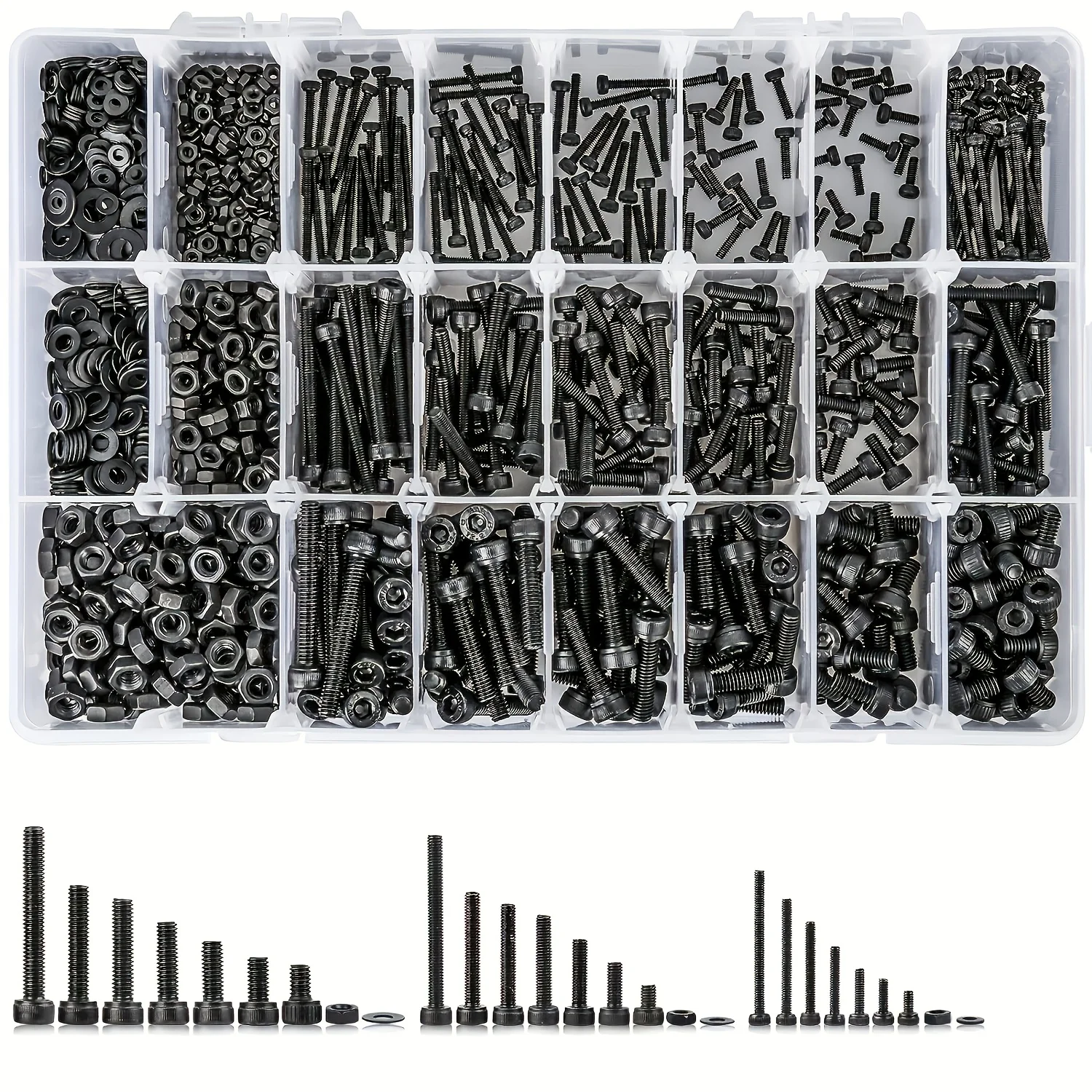1260pcs Metric Bolt Assortment - đánh giá và giá Nuts Mix