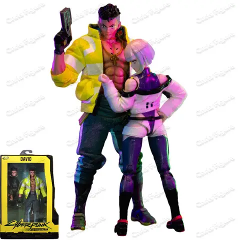 In Stock Jada Toys Cyberpunk: Edgerunners David Martinez & Lucy Kushinada 1/12 Scale Articulated Action Figure Gift Toy Figure
