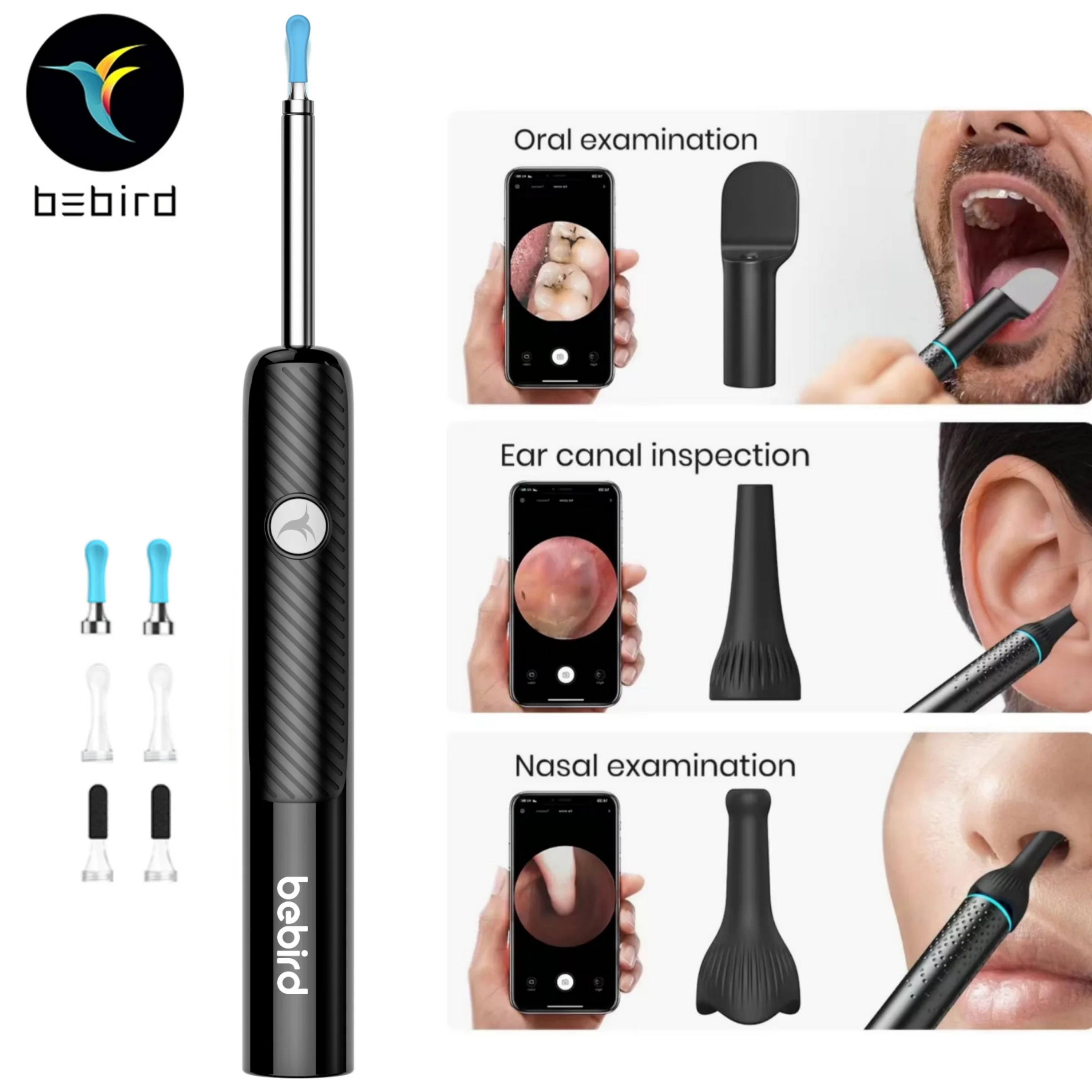 

Bebird R3 Ear Cleaner Minifit Earrings Wax Removal Tool Waterproof HD Mini Camera Earpick Otoscope Personal Health Care Checkup