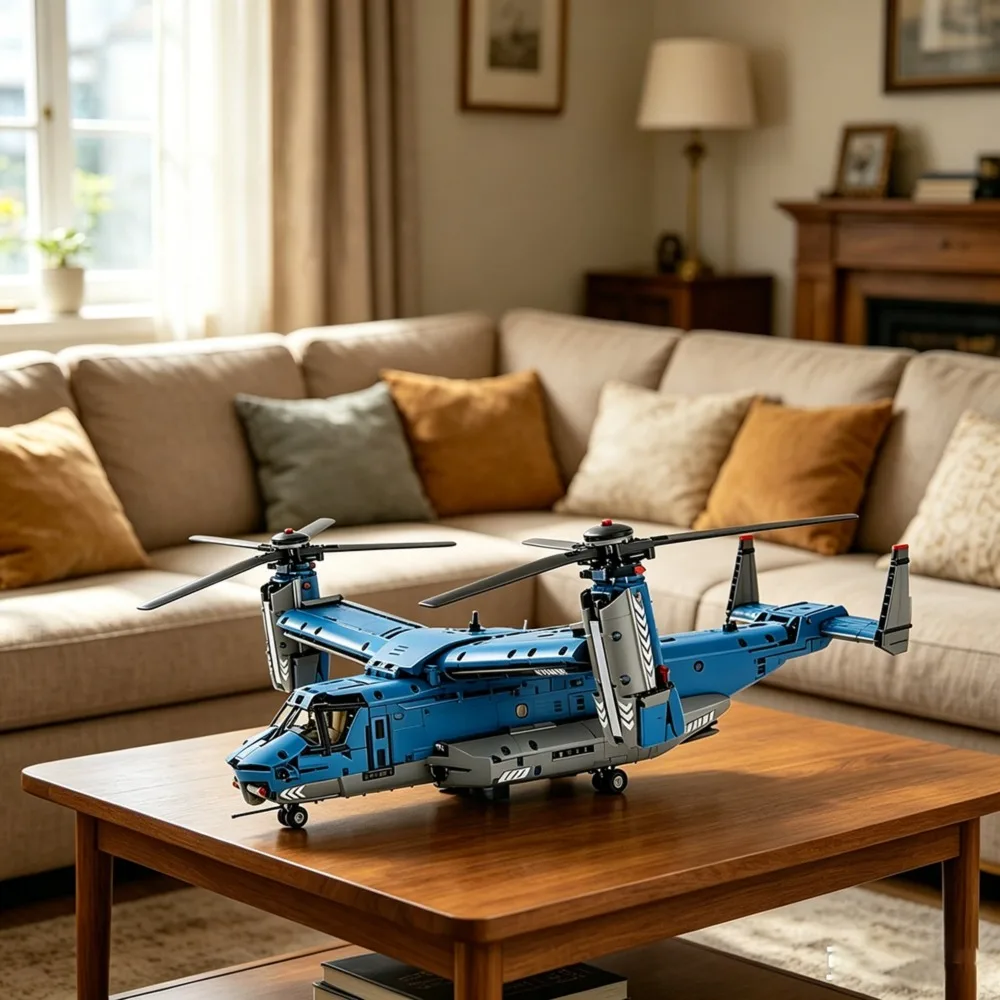 Klassisches Flugzeugmodell als Tischfigur für die Heimdekoration, detaillierte Flugzeugskulptur für den Bürotisch und das Bücherregal, Luftfahrt-Ornament für Flugzeugliebhaber.