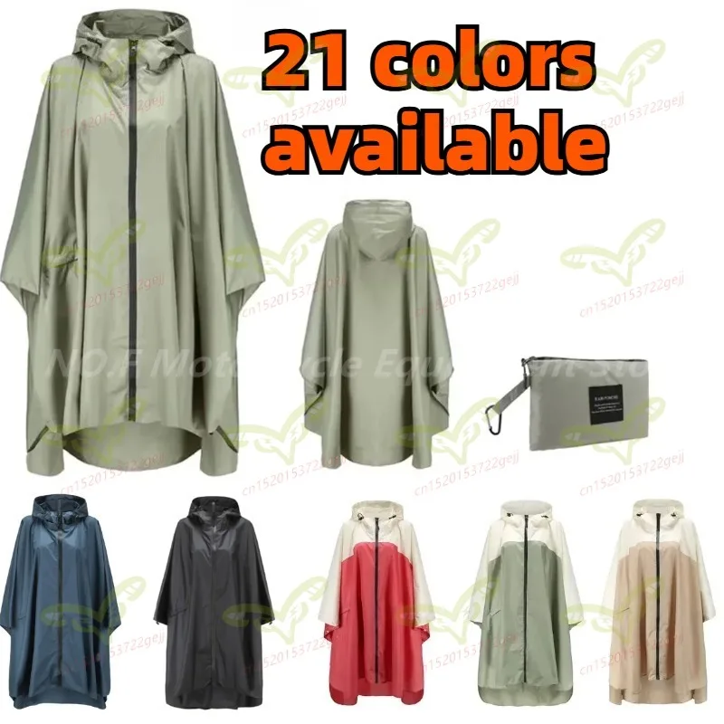 

Motorcycle Raincoat Electric Motorcycle Waterproof Nylon Tent Rain Cover Raincoat Outdoor Riding Adult Men's and Women's