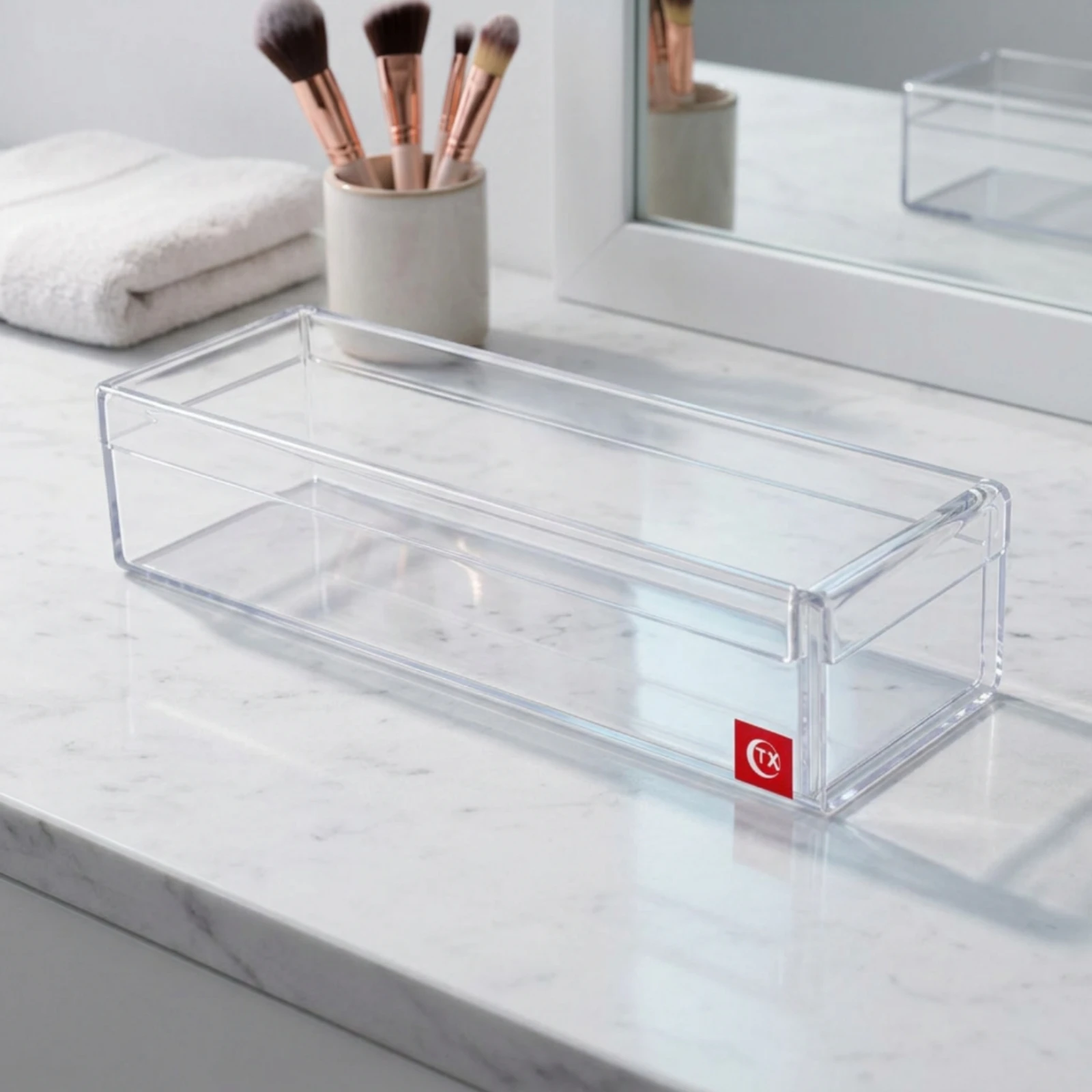 Dessert Box with Removable Panels Easy-to-Clean Tiramisu Box Container Reusable Packaging Convenient for Bakers, Cafes - view 4