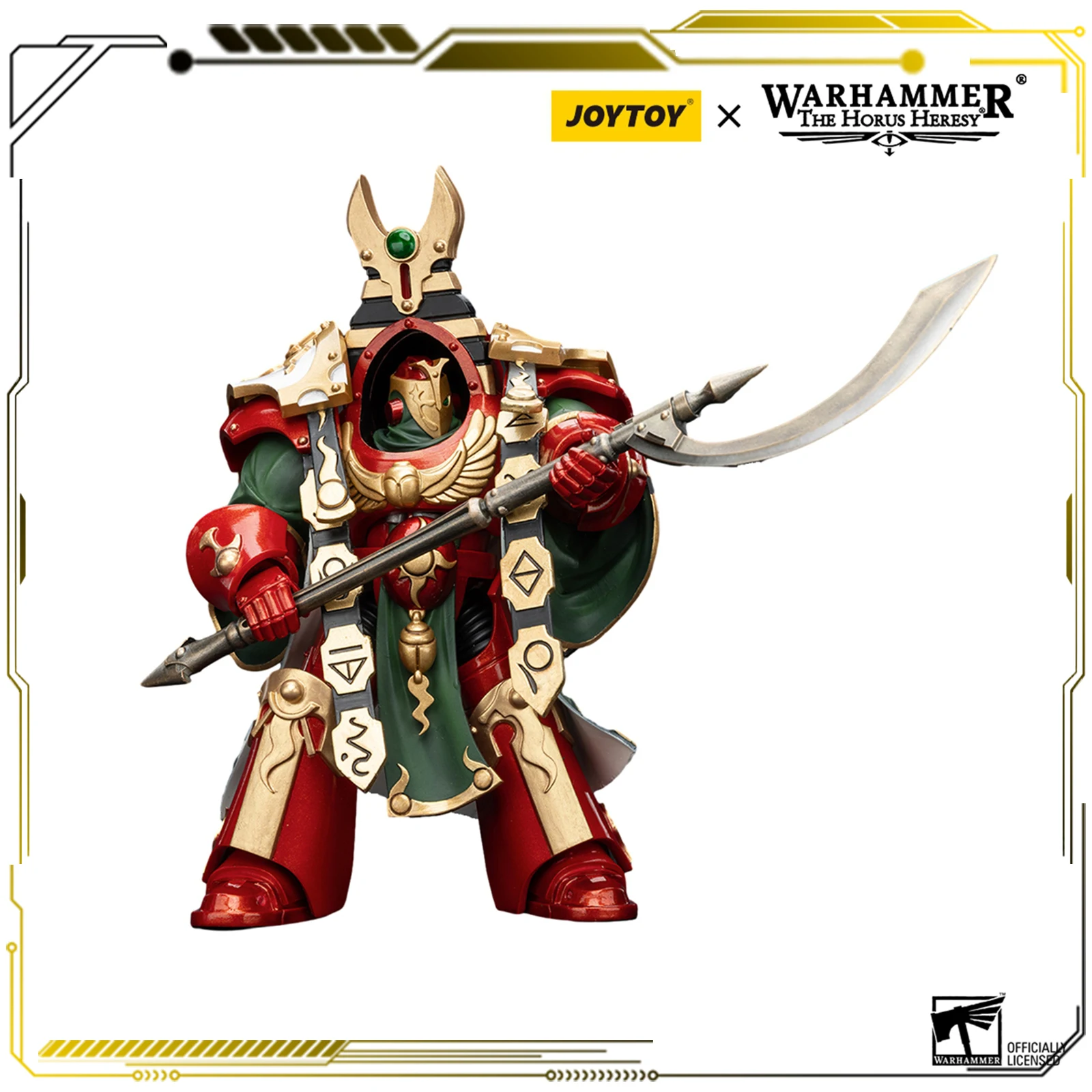 

JOYTOY Warhammer 40000 1/18 Action Figure 14.3cm Thousand sons Legion Praetor in Cataphractii Terminator Armour JT5765