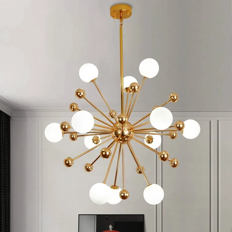 Molecule chandelier Lamp Kitchen Restaurant design lamp replica Glass Ball lighting luxury living room bedroom hallway light