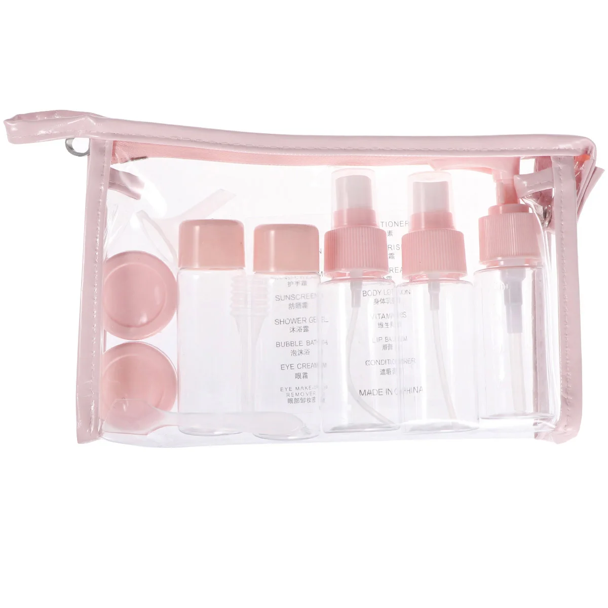 

Refillable Travel Bottles Shampoo Lotion Face Wash H Cream Material Lightweight Durable Portable Storage