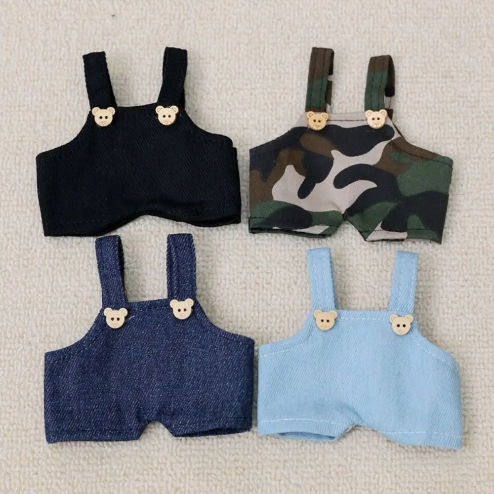 Kids Toys Gift DIY Dress Up 20cm Cotton Doll Clothes Colorful Corduroy Idol Dolls Pants Jean Overalls