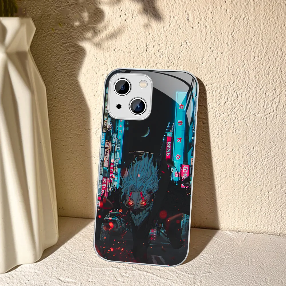 Popular Anime Dandadan Phone Case Tempered Glass For Iphone 14 13 12 11 Pro Mini XS MAX 14Plus X XS XR Cover