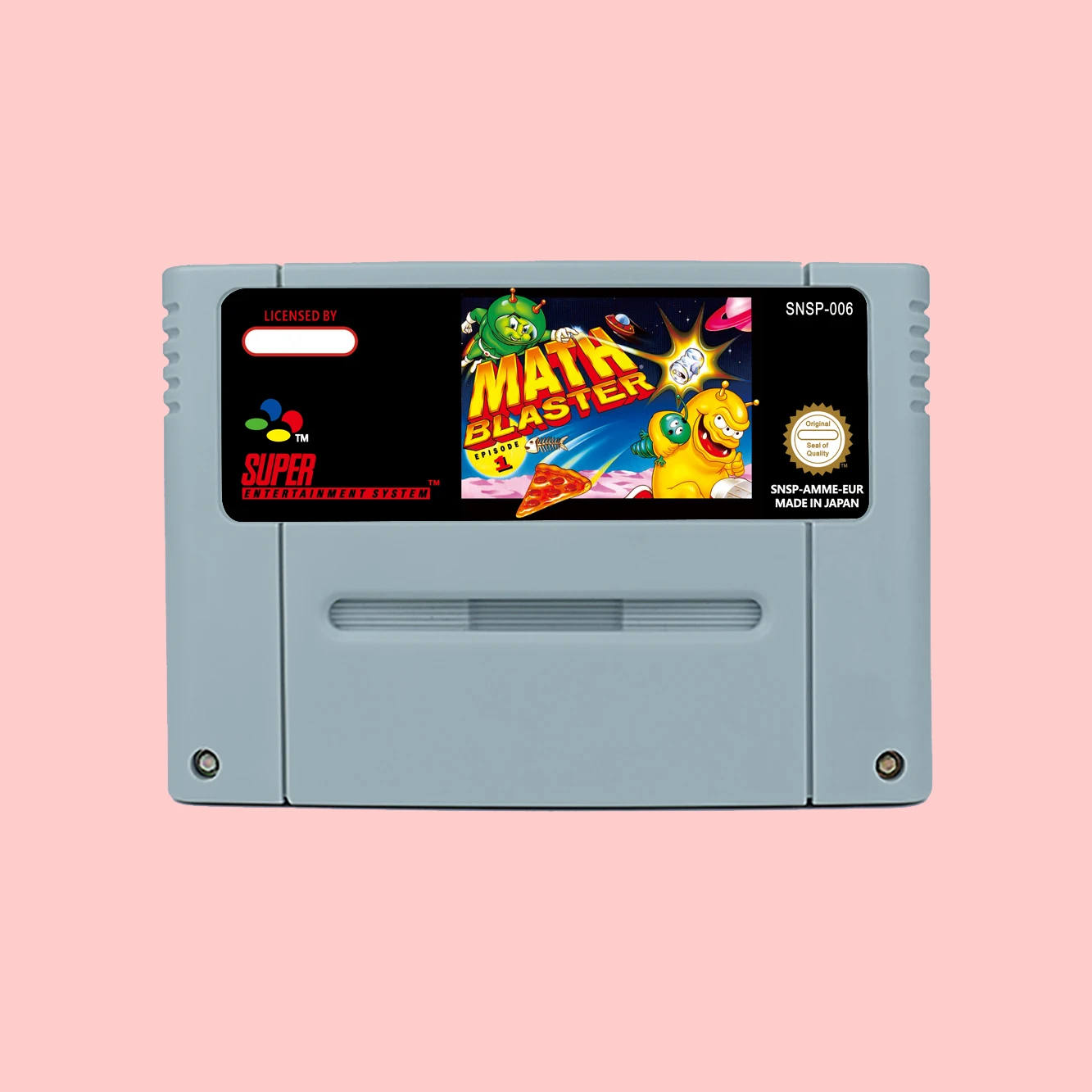 Math Blaster - Episode 1 Action Game Cartridge For SNES 16bit NTSC PAL USA EUR Video Game Consoles