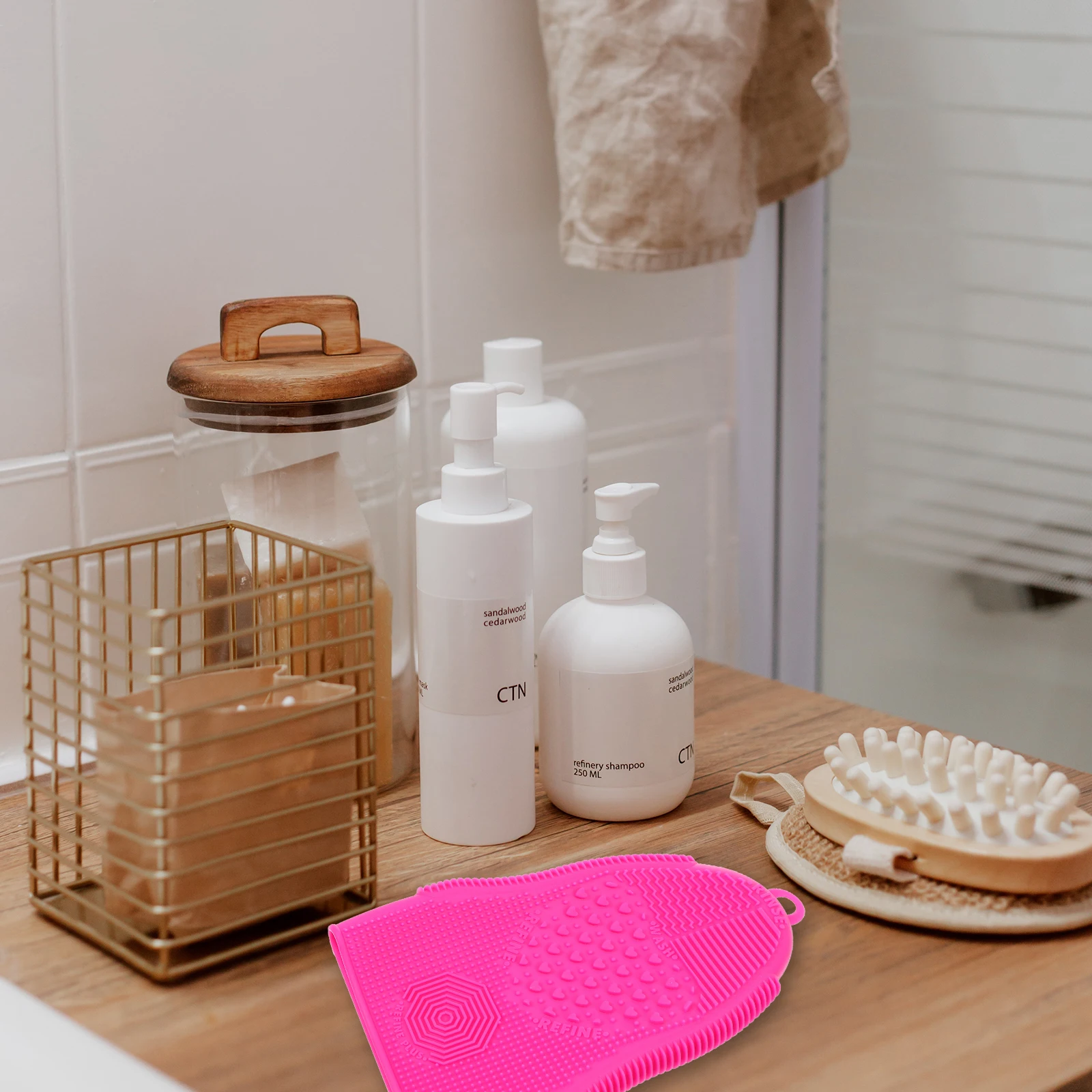 

Makeup Cleaning Pad Silicone Brush Cleaner Mat Gentle Deep Clean Durable Easy Wash Home Salon Use Brushes Cleaner Brush