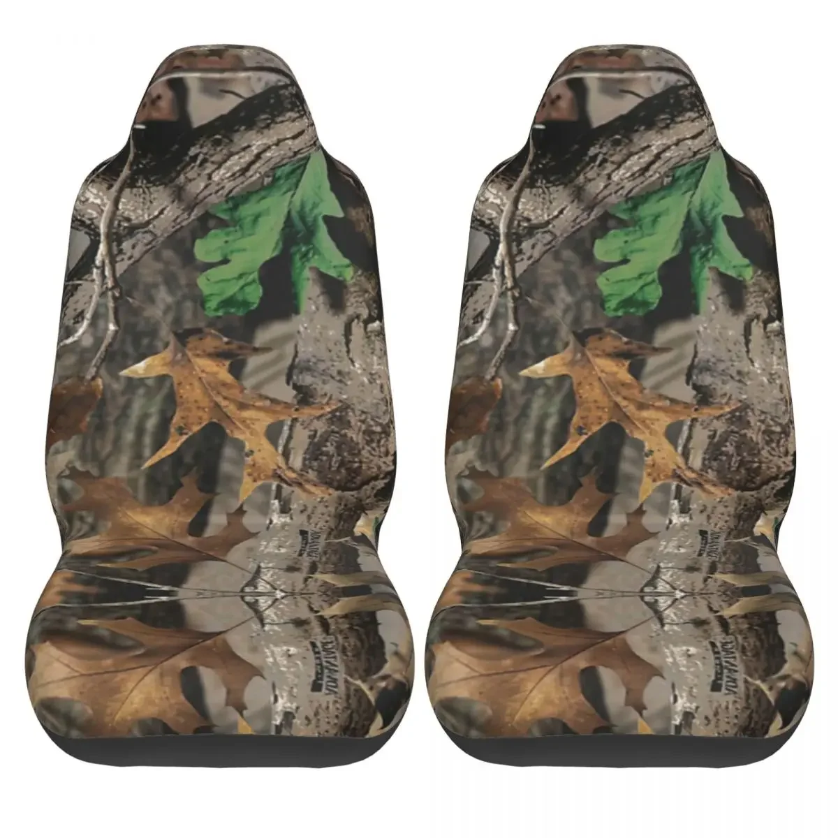 Hunter Hunting Camo Camouflage Pattern Car Seat Cover Custom Printing Universal Front Protector Accessories Cushion Set