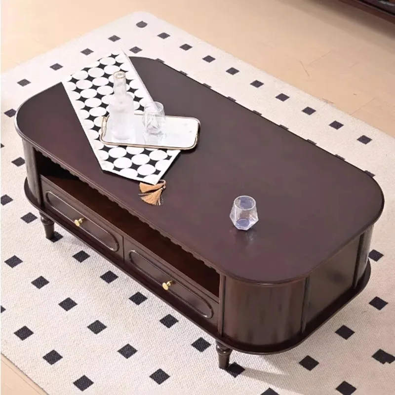 

Universal Luxury Coffee Table Wood Small Drawers Simple Unique Safe Clear Side Table Cheap Mesa Auxiliar Lounge Suite Furniture