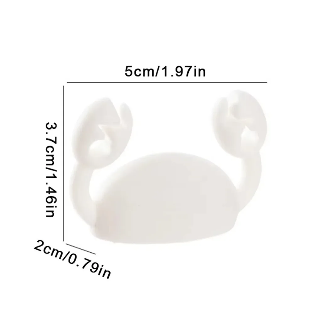 Simpatico clip per organizer per cavi a granchio, fissatore autoadesivo, supporto per cavo dati da scrivania, organizer per cavi di ricarica per telefono cellulare, supporto ordinato per cavi