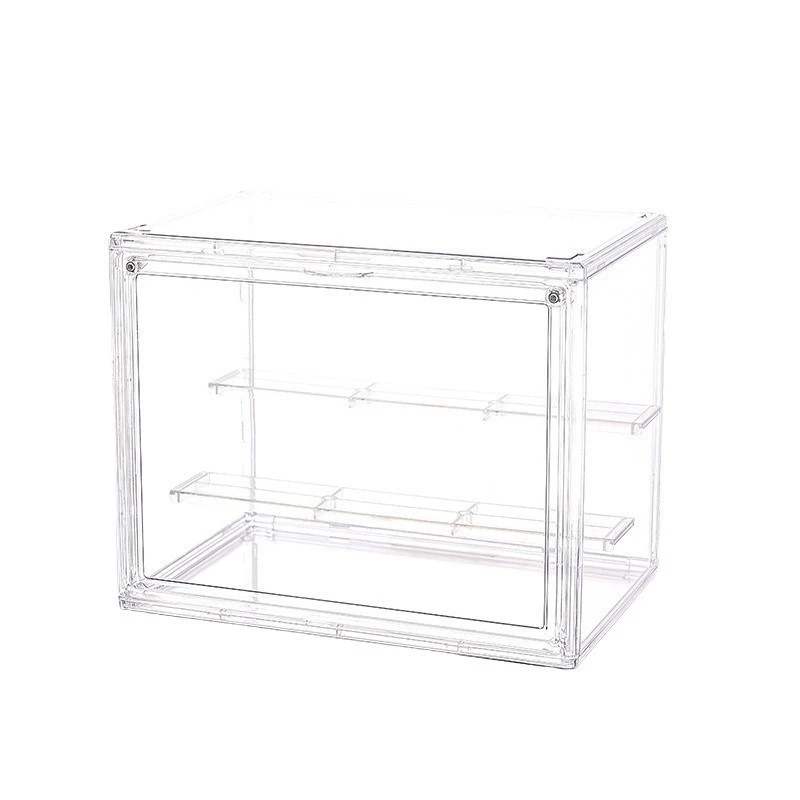 ขนาดใหญ่ความจุกล่องตาบอดกล่องOrganizerตัวเลขอะคริลิคกล่องClearตู้โชว์แต่งหน้าสําหรับกระเป๋า