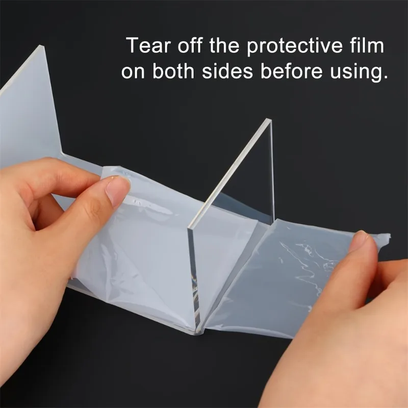 10pcs Clear Acrylic Display Stands Versatile Transparent Organizer for Handbags Desserts Jewelry & Perfume Retail Store Displays