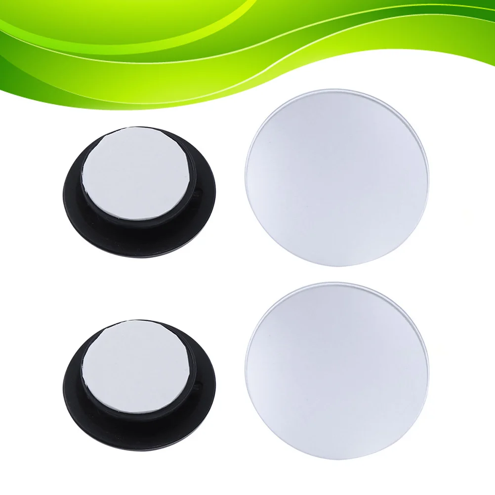 

2Pcs Blind Spot Rearview Mirror Curved Circular 360 Degree Rotate Adjustable Automotive Glass Mirror