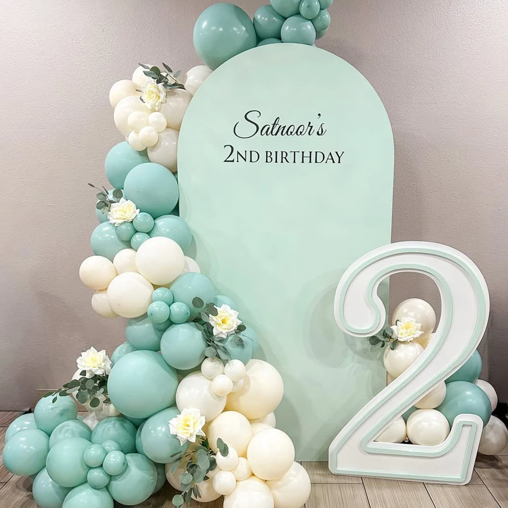 

Multi color latex balloon arch kit for birthday party,gender revelation,anniversaries,wedding,housewarming,retirement decoration