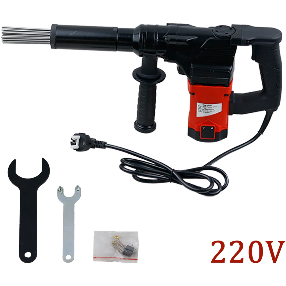 220V 110V Needle Derusting Gun Electric Jet Chisels Hand-Held Electric Needle Scaler Rust Removal Cleaning Machine New