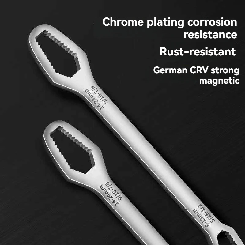 Self-tightening Wrench Multi-functional Double-ended Wrench Quick Hand Tool Wrench Suitable for A Variety of Nuts Universal