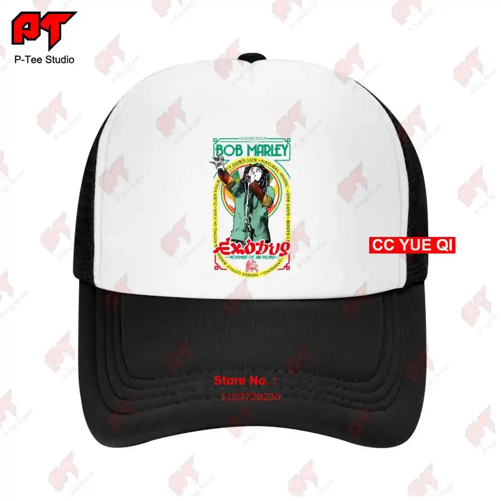 Bob Marley The Wailers Exodus Exclusive Bundle Vinyl Baseball Caps Truck Cap OW38