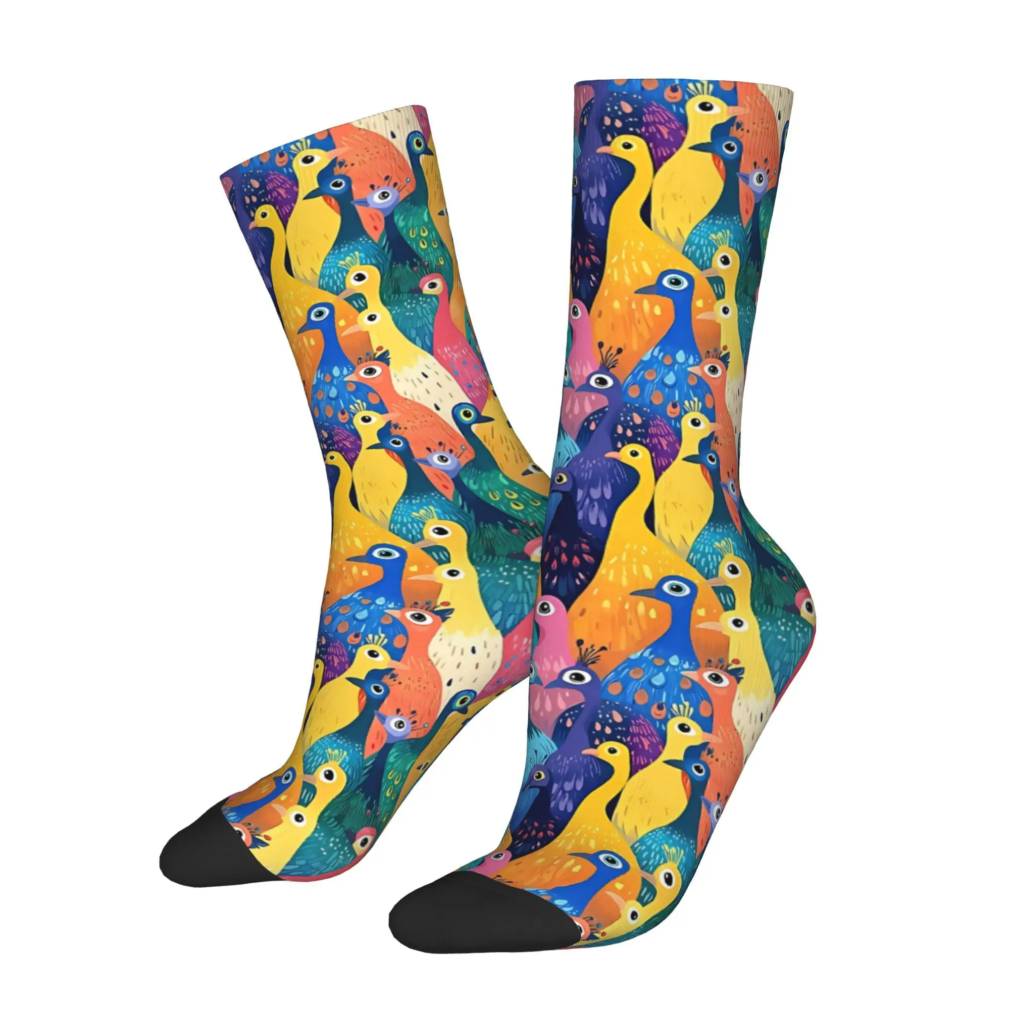 

Peacock Socks Male Mens Women Winter Stockings Printed