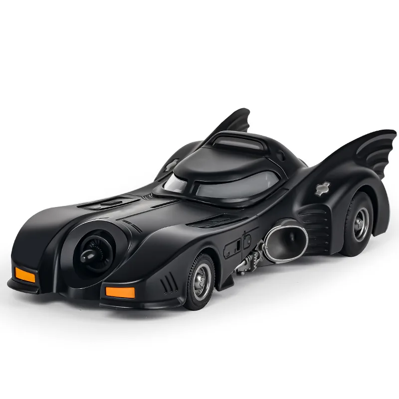 

1:24 Batmobile Die-cast Models Batman Tumbler DC Cars Sound Effect Spray Function Backward Decorations Vehicle Model Ornaments