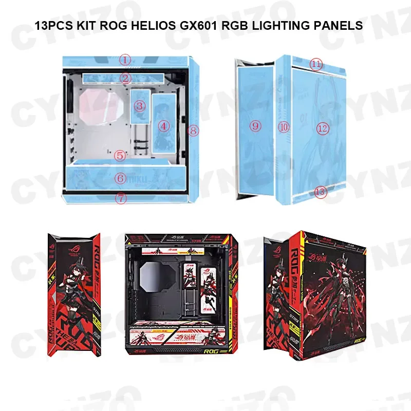13 шт., осветительная панель для корпуса Asus Strix GX601, 5 В