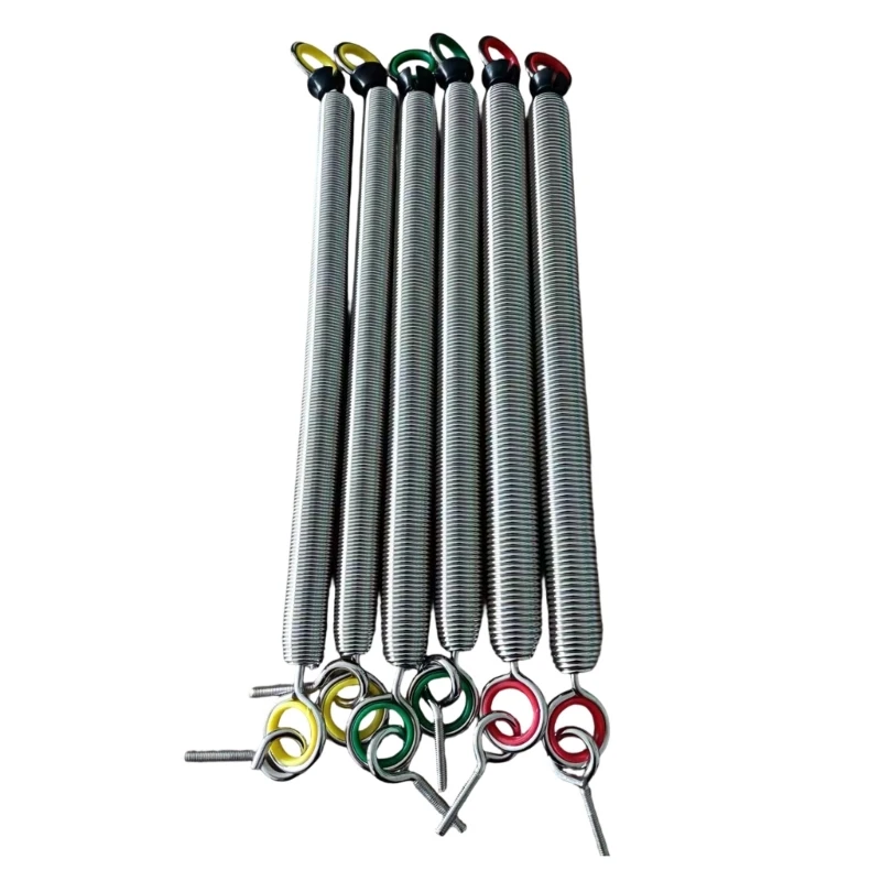 6 Stück professionelles Design Pilates-Federn, hochfester Stahl, Ersatzfedern für Krafttraining, 69HD – Detail 1