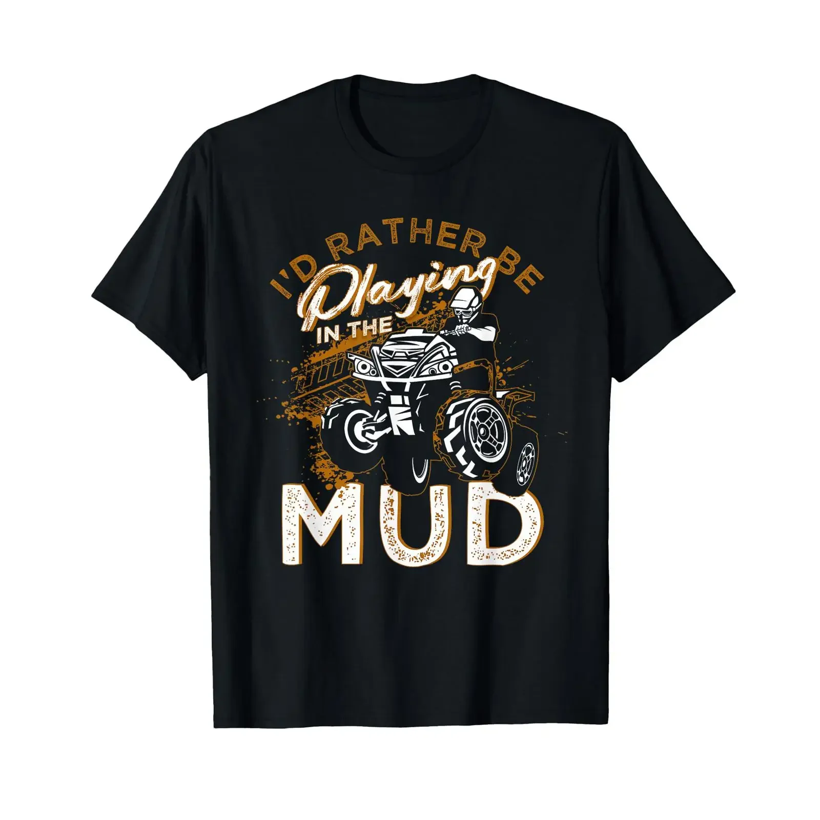 Quad-Motocross-Biker-T-Shirt im Vintage-Stil, grafisches Design, stilvolle Designerkleidung, Oberteil für den Alltag, vielseitig, atmungsaktiv