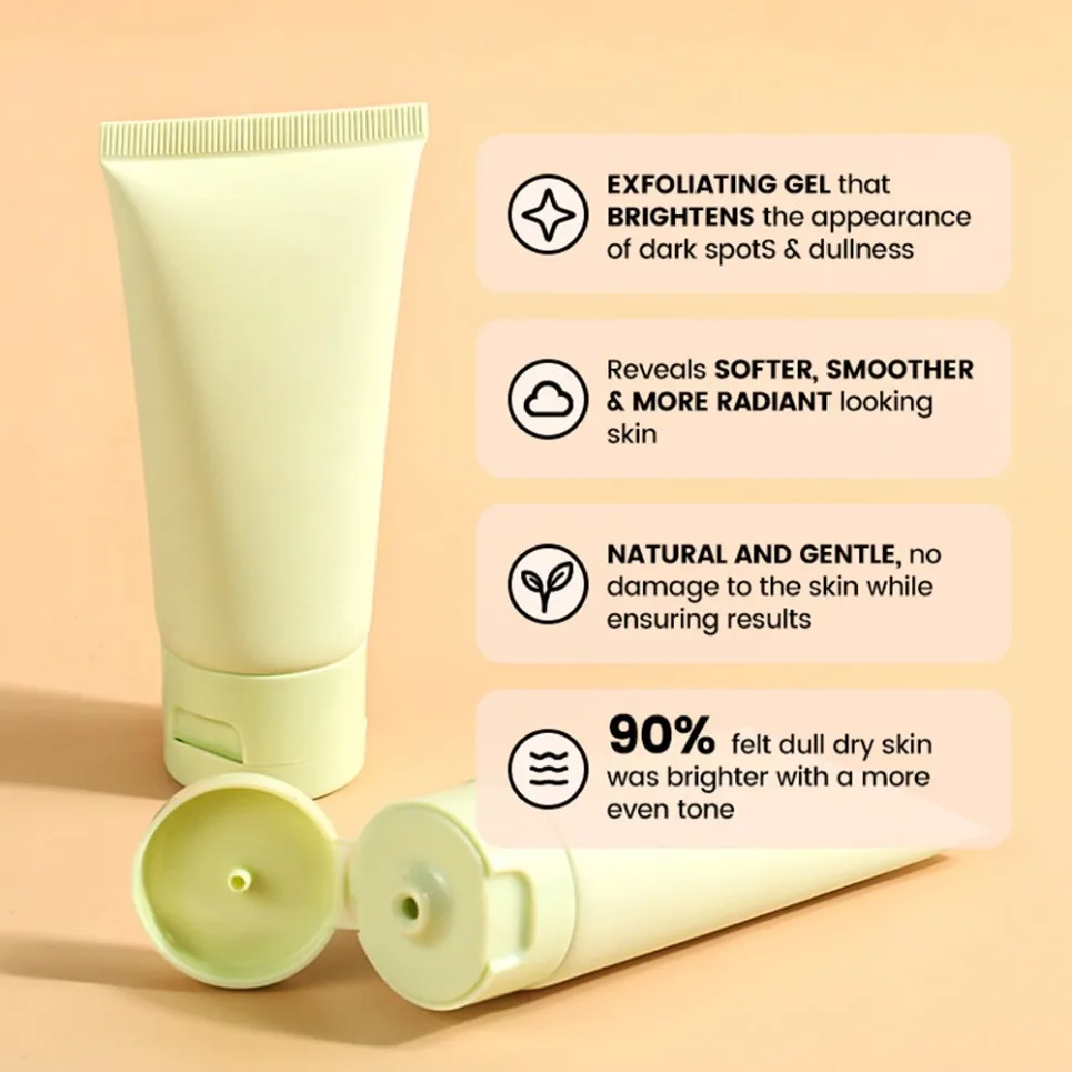 Private Label Exfoliating Gel Vegan Makeup Remover Custom Logo Wholesale Face Cleanser