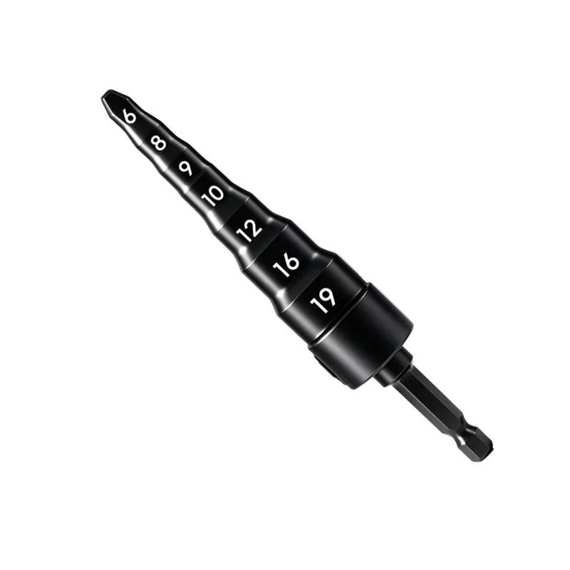 A7THK-Industrial Grade Alloy Steel Electric Expanding Tool 7-In-1 Hex Shank Air Conditioner Copper Pipe Expander