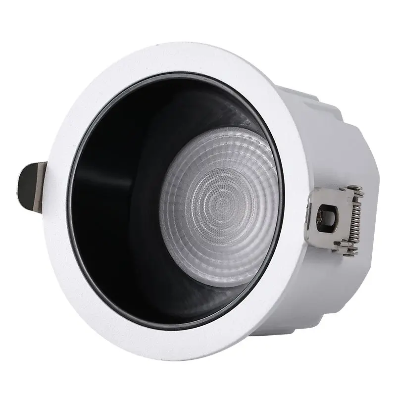 Imagem -03 - Cob Holofote de Alumínio Regulável Led Downlights Livre Zigbee Nome Driver Quarto Sala de Estar Preto-copo Branco-cup Zigbee3.0