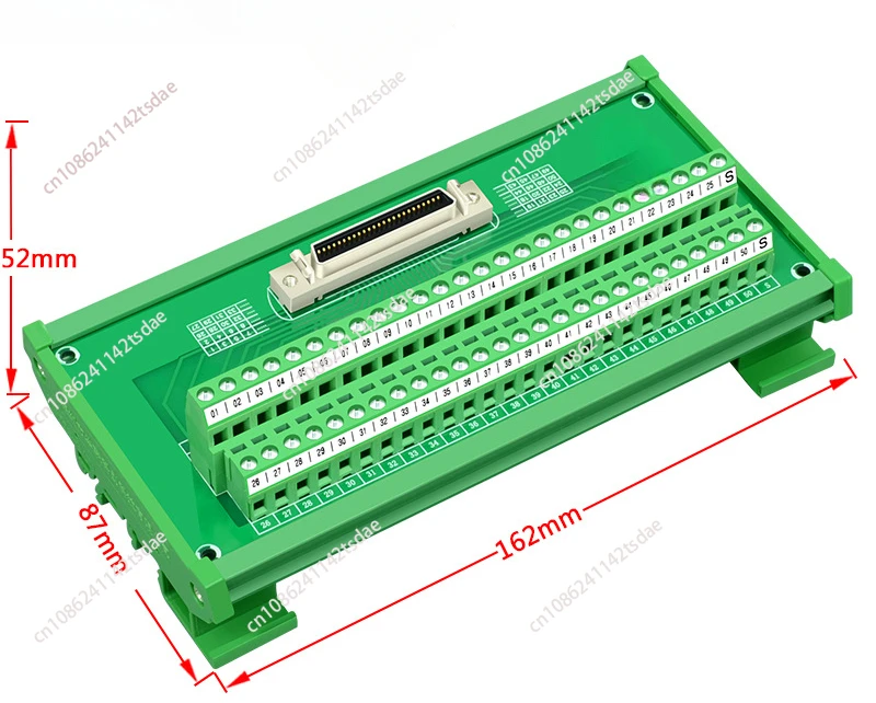 Suitable for ASD-A2 AB series servo driver CN1 terminal block ASD-BM-50A terminal block