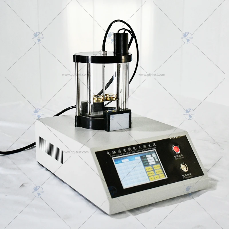 Top Flow test Equipment Computerized ASTM Standard Asphalt Softening Point Tester 1 Year Warranty