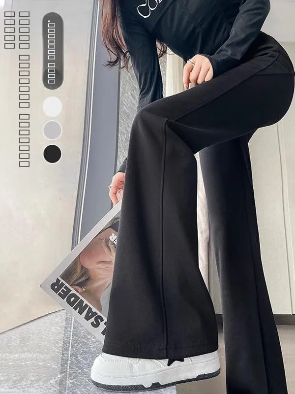 Bla Bell Bot Pants Damen Frühling Herbst High Waist Slimming Loose Casual Sweatpants Sports Trousers Commute Sle