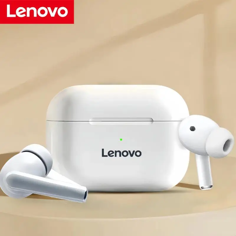 Lenovo Wireless Earphones Bluetooth Headphones TWS Headsets Stereo HiFi Sport Headphones With Mic Noise Cancelling Headphones