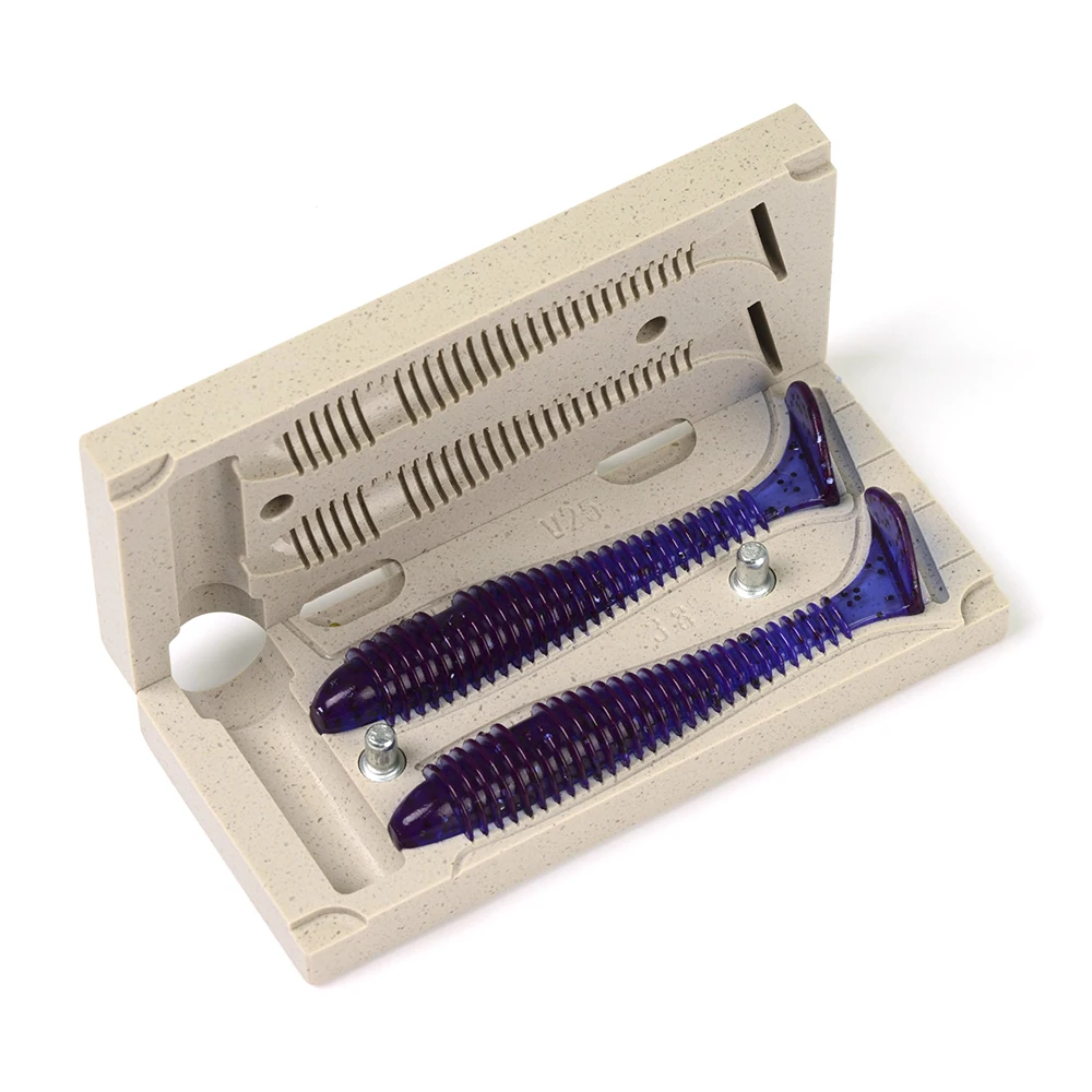 Custom-Made Fishing Lure Kit: Soft Plastic Lure-Specific Swimming Lure Injection Molds (5cm and 7cm Sizes) — Shrimp Style