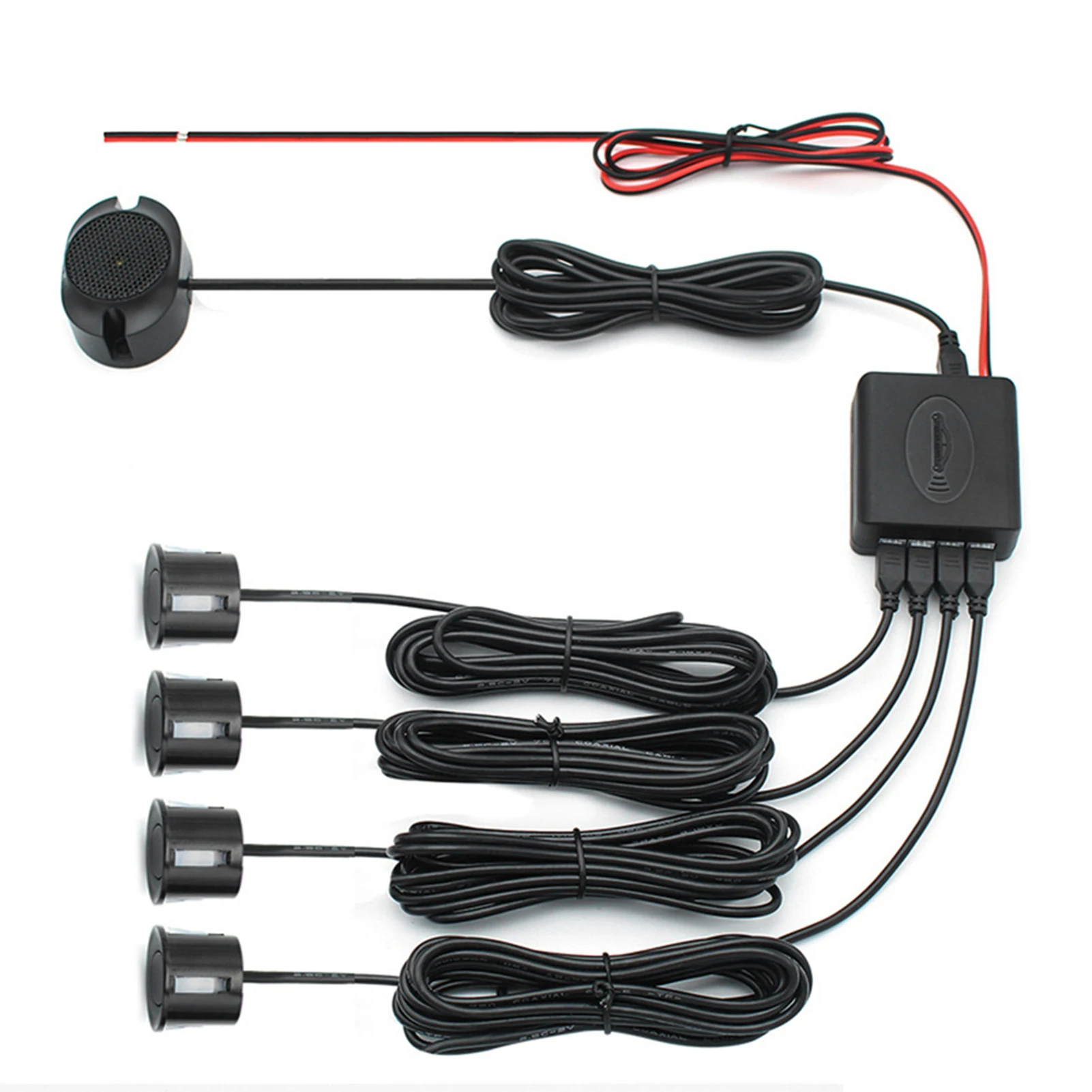 Parkplatz Sensor Backup Radar Rückfahrhilfe Hilfe Kit mit Audio Summer Alarm