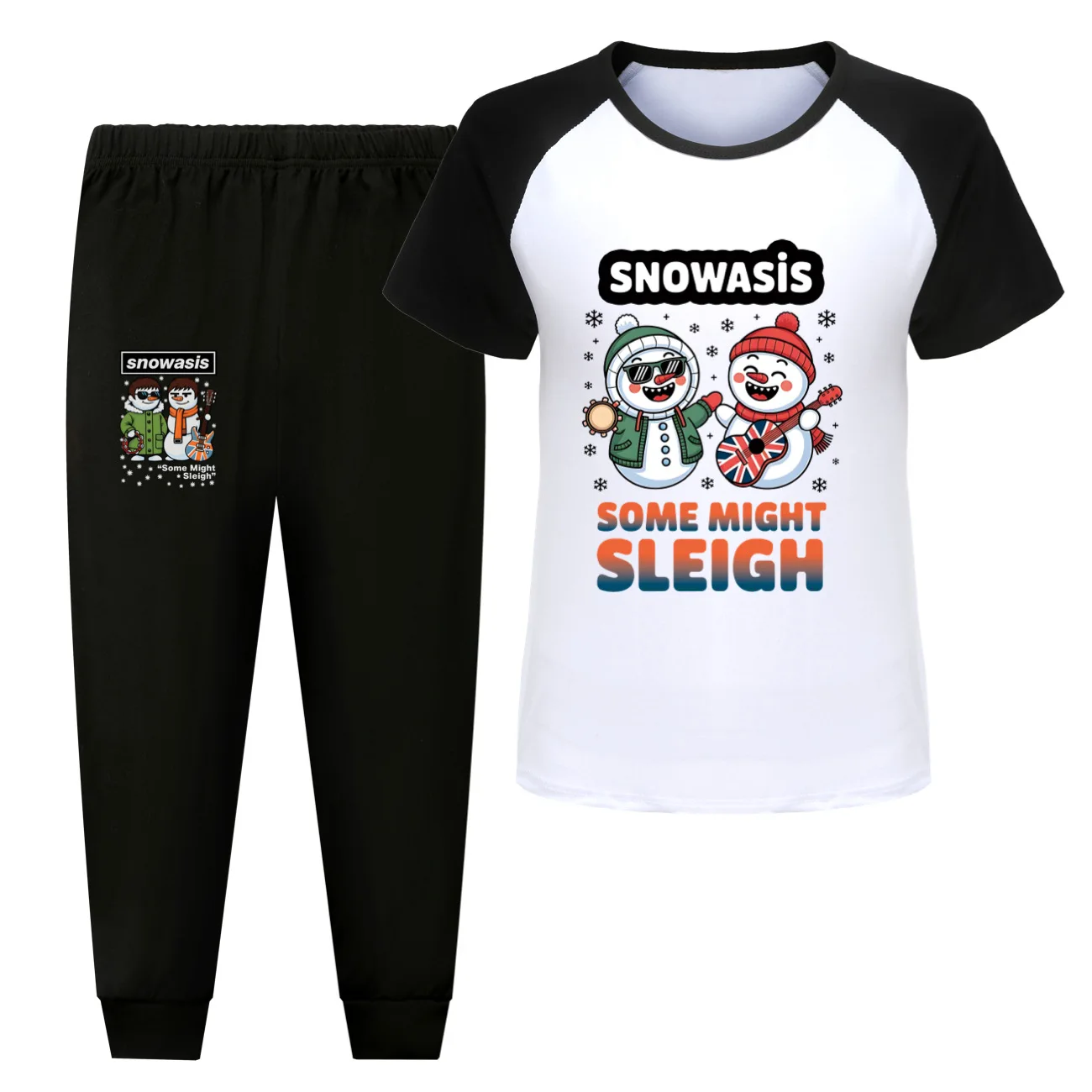 مضحك الثلج بعض قد مزلقة بيجامات للأطفال مجموعة طويلة الأكمام 2 قطعة ملابس خاصة المنزل السراويل للجنسين بنين بنات في سن المراهقة الصيف جمع