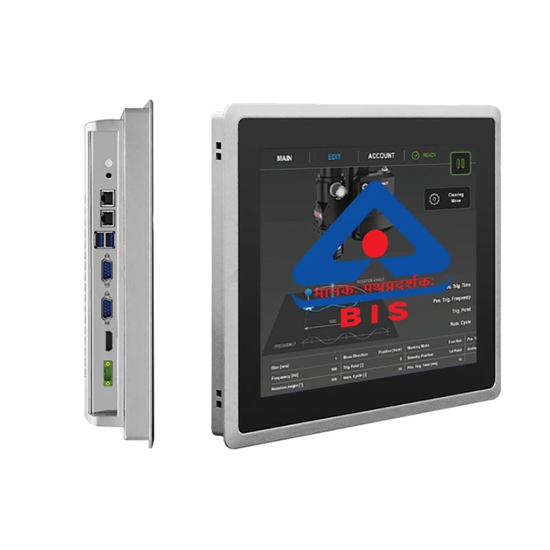 10.1 10.4 12.1 15 17 19 21.5 Inch Panel Pc IP65 Waterproof 10 Points Capacitive Touch Screen Monitors For Industrial Panel Pc