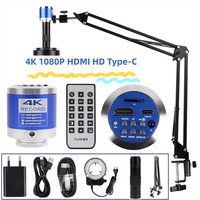 4K Digital  Microscope 1080P FULL HD Industrial Microscope150X C-Mount Digital Microscope Camera For PCB Soldering Phone Repair
