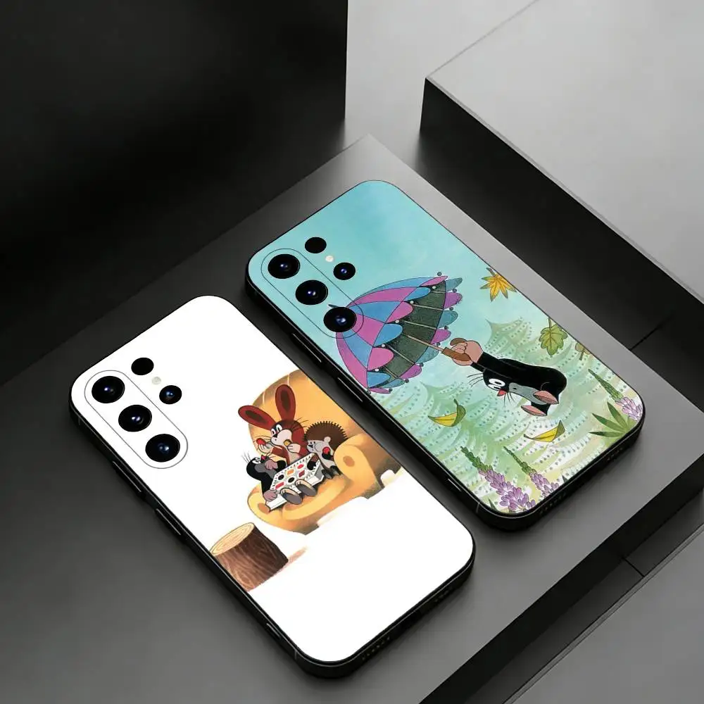 

Cartoon L-Little Mole Phone Case for Samsung Galaxy S20,23 Ultra S24,22 Plus S25,26,21FE TPU Cover