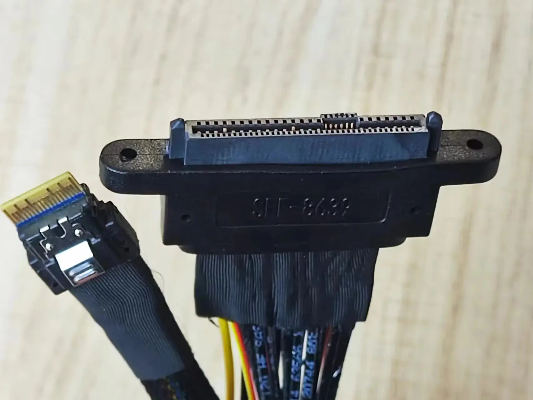 For Slim sas SFF-8654 4i to U2 SFF-8639 Nvme U.2 hard disk data cable