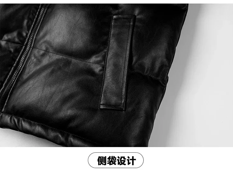 Hochwertige neue Herren Winter Freizeit Modetrend Kapuze warme Baumwoll kleidung warme Herren jacke