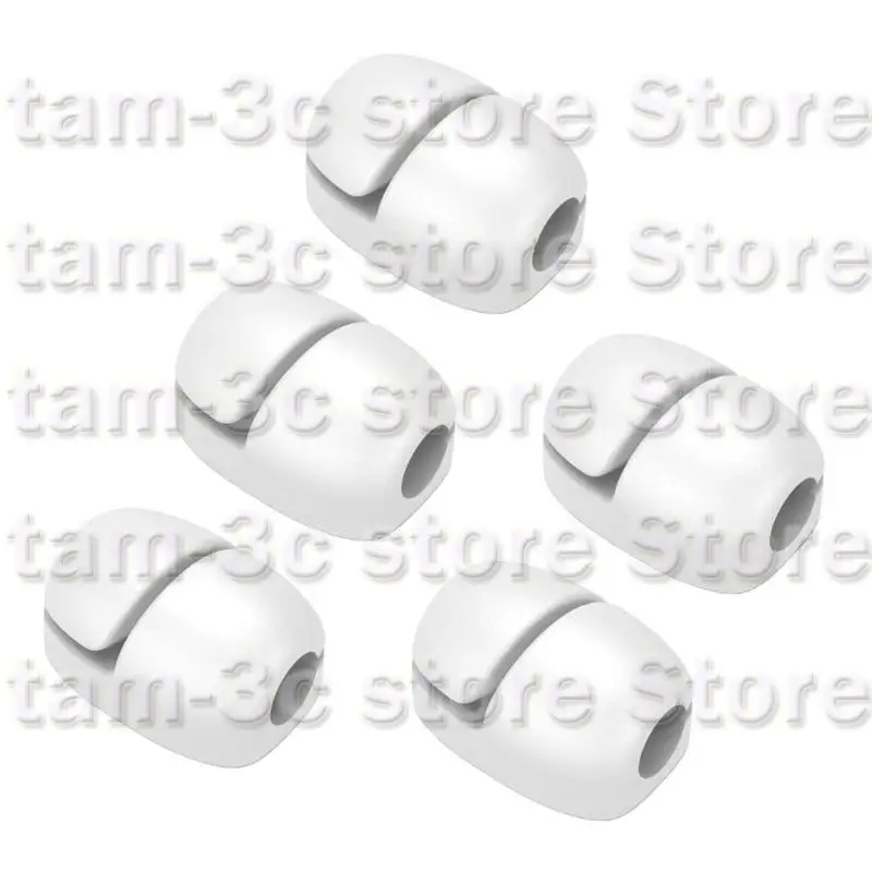 D0UA 5pcs منظمي حامل الأسلاك حامل الكابلات في الهواء الطلق مقطع سلك سلك