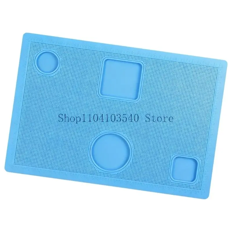 02DC Device Repair Work Pad for Phone Screen Film Tasks with Sorting Layout and Textured Contact Area for Daily Use Work