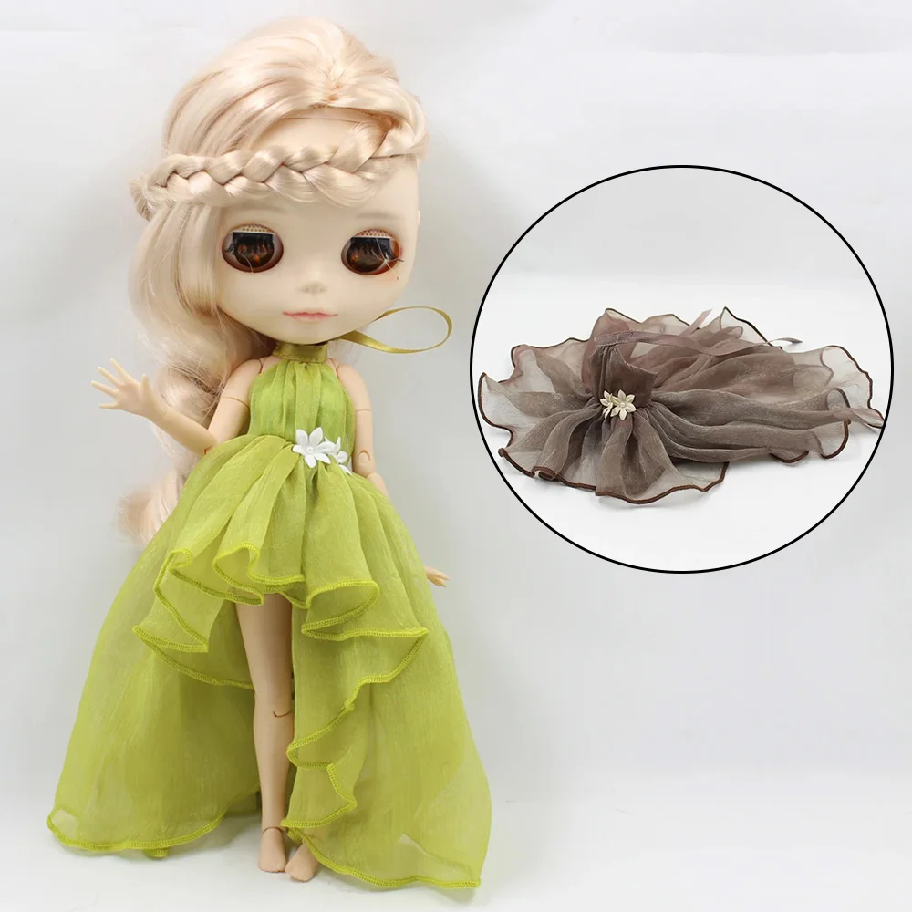 Outfits For ICY DBS Blyth Doll Dress With Flowers The Elegant Suit 1/6 BJD Anime Girl Azone S