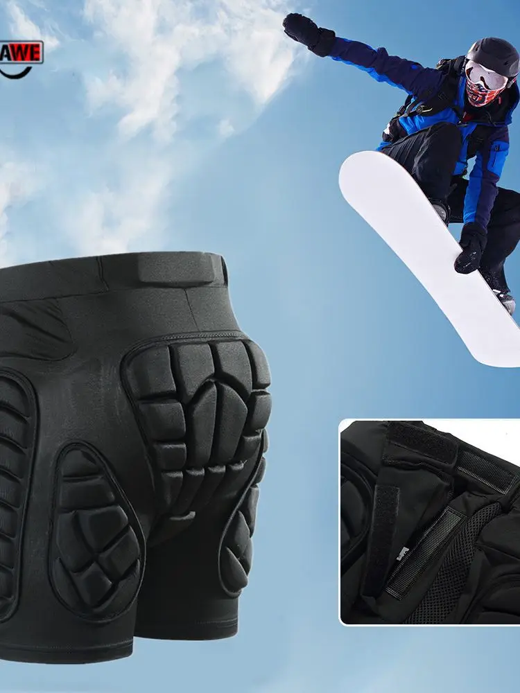 AliExpress WOSAWE Outdoor Man Ski Skateboarding Shorts Land Racing Leggings Protective Shorts Cycling Tackle Armor Hip Pads For Men